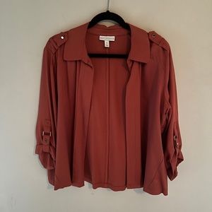 Dana Buchman Open Front Jacket